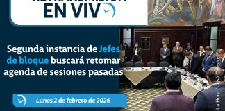 Retransmisión: Segunda instancia de Jefes de bloque buscará retomar agenda de sesiones pasadas.