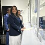 Patricia Gámez presentó solicitudes para que tres magistrados se aparten de conocer los amparos que cuestionan la participación de profesionales de carreras afines. Foto La Hora: José Orozco