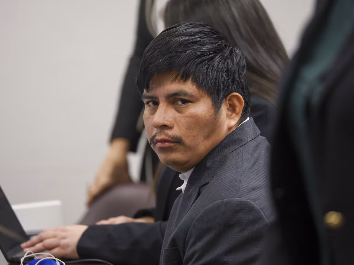 Angel Cuz Choc, condenado a pena de muerte en Florida por la muerte de su pareja, y su hija. Foto La Hora: Tampa Bay News