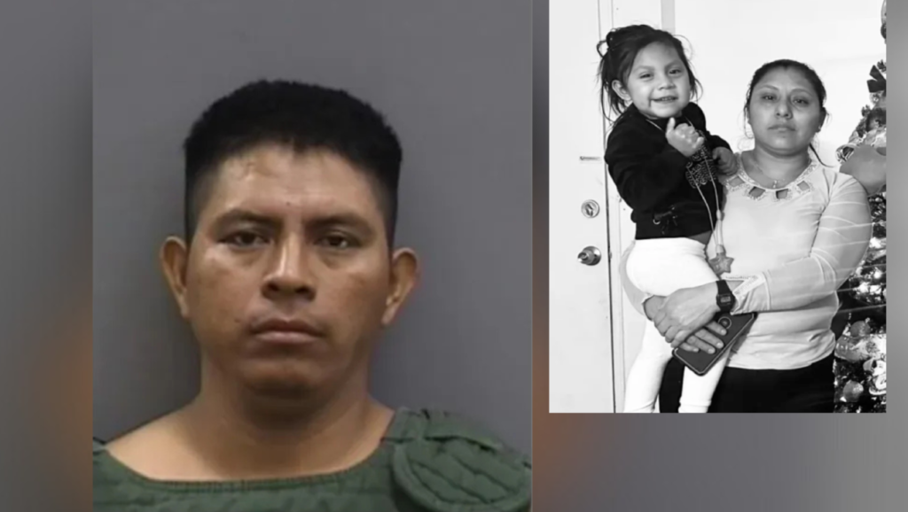 Angel Cuz Choc y las víctimas, Amalia y Estrella. Foto La Hora: Del último minuto