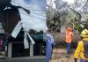 Árboles caídos y techos arrancados es el resultado de los fuertes vientos alrededor del país Árboles caídos y techos volados reportados por las autoridades a causa del fuerte viento. Foto La Hora: Asonbomd / Conred