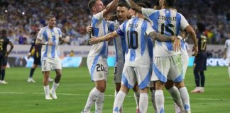 El seleccionado argentino llegará a Kansas semanas antes de la inauguración del Mundial 2026 para acoplarse. Foto La Hora. EFE