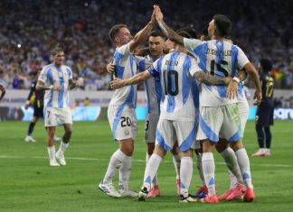 El seleccionado argentino llegará a Kansas semanas antes de la inauguración del Mundial 2026 para acoplarse. Foto La Hora. EFE