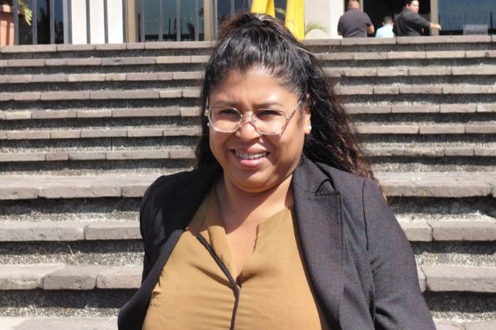 Evelyn Marisela Castillo García, representante del Porras. Foto: La Hora.