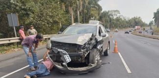 Más de 40 hechos de tránsito del 17 al 23 de febrero. Foto La Hora: Provial.