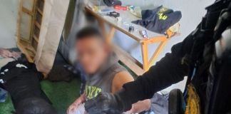 Detienen al "Will" quien presuntamente recibía ordenes desde la cárcel para delinquir. Foto La Hora: MP.