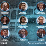 Aspirantes a magistrados de la Corte de Constitucionalidad (CC) por el Consejo Superior Universitario (CSU). Foto La Hora: Alejandro Ramírez