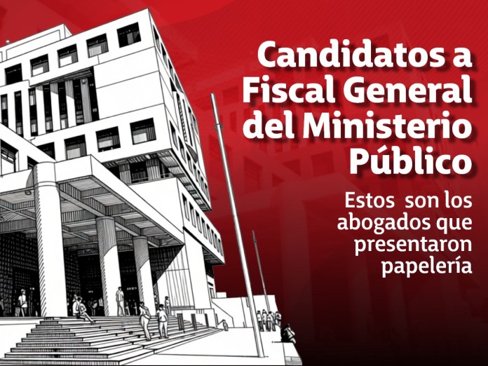 Aspirantes que presentaron su expediente para Fiscal General y Jefe del Ministerio Público (MP). Foto La Hora: Alejandro Ramírez