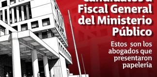 Aspirantes que presentaron su expediente para Fiscal General y Jefe del Ministerio Público (MP). Foto La Hora: Alejandro Ramírez