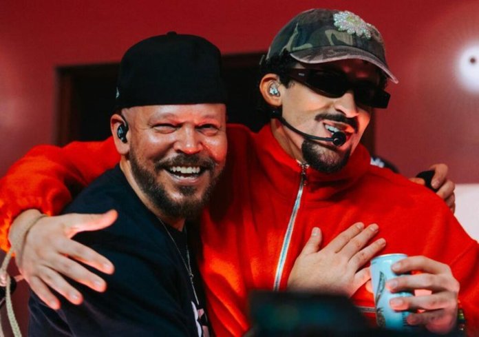 Residente junto a Bad Bunny. Foto: Redes Social