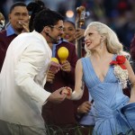 Bad Bunny y Lady Gaga en el medio tiempo del superbowl. Foto La Hora: EFE