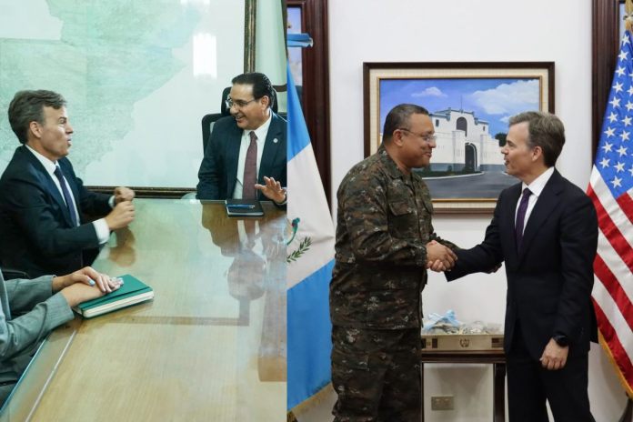 Barrett ministerios EE. UU. sostiene reuniones con ministerios para fortalecimiento de seguridad en Guatemala.
