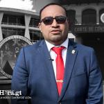 Berner García por elección de magistrados de la Corte de Constitucionalidad (CC) por un Consejo Superior Universitario (CSU) no renovado. Foto La Hora: Francisco Altán