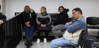 El Tribunal Séptimo de Sentencia Penal juzga a cinco personas acusadas dentro del caso El Bodegón, donde se señala de participar en el contrabando de granos básicos. Foto La Hora: Daniel Ramírez