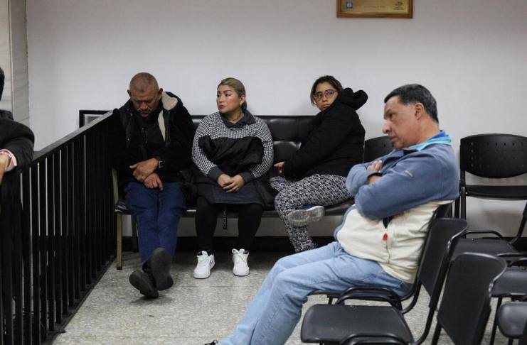 El Tribunal Séptimo de Sentencia Penal juzga a cinco personas acusadas dentro del caso El Bodegón, donde se señala de participar en el contrabando de granos básicos. Foto La Hora: Daniel Ramírez