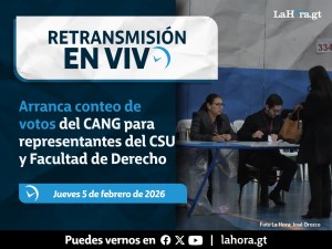 Retransmisión: Arranca conteo de votos del CANG para representantes del CSU y Facultad de Derecho