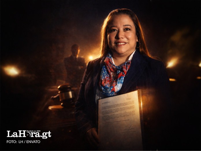 Magistrada de la Corte de Constitucionalidad (CC), Claudia Elizabeth Paniagua. Arte La Hora: Daniel López.