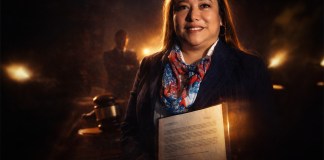 Magistrada de la Corte de Constitucionalidad (CC), Claudia Elizabeth Paniagua. Arte La Hora: Daniel López.