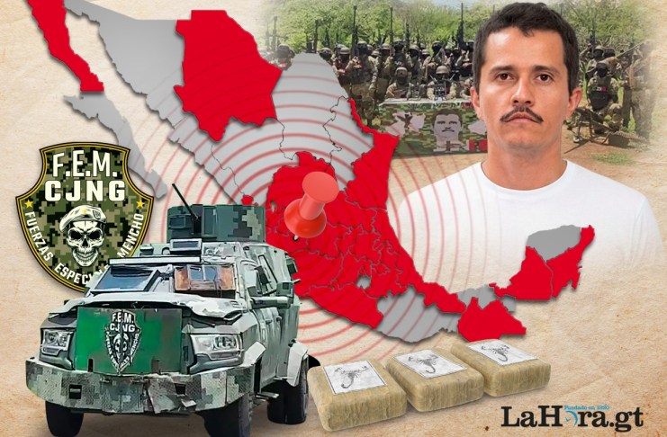 CJNG, una de las organizaciones criminales con mayor expansión en la última década.