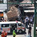 Accidente en la avenida Hincapié provoca caos vehicular. Foto La Hora: CVB.