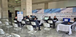 Presentación de aspirantes a Fiscal General aumenta a un día de finalizar recepción de papelería A un día de finalizar la recepción de expedientes, la comisión de postulación para elegir candidatos a dirigir el MP recibe más expedientes. Foto La Hora: Sergio Osegueda