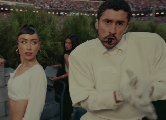 Marcela Flores Calderón, participa en el espectatuclo de medio tiempo del Super Bowl 2026. Foto: NFL/ YouTube