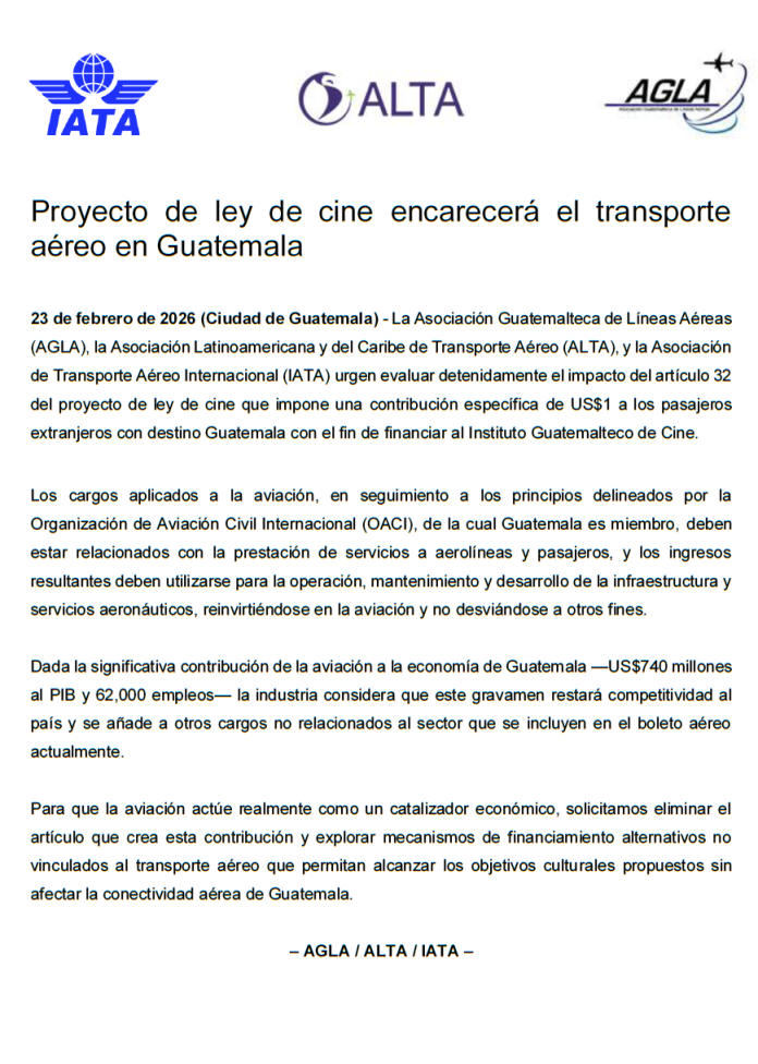 comunicado asociaciones