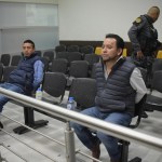 La audiencia de primera declaración contra Luis Pacheco y Héctor Chaclán fue suspendida. Foto La Hora: José Orozco.