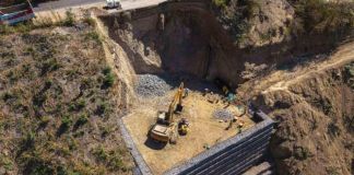 Ruta que conduce a Jalapa en donde anunciaron el cierre vial para el fin de semana. Foto La Hora: CIV