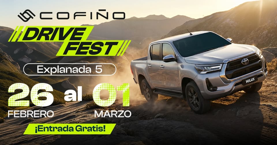 Cofino Drive Fest Cofiño Drive Fest, un espacio donde las personas podrán interactuar con diferentes marcas de automóviles y motocicletas. Foto: Cofiño.