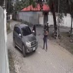 Cámare de vigilancia capta ataque de comando armado contra propiedad en Los Amates, Izabal.