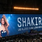 Concierto de Shakira grabado por guatemaltecos en El Salvador. Foto La Hora: Cortesía