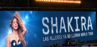 Concierto de Shakira grabado por guatemaltecos en El Salvador. Foto La Hora: Cortesía