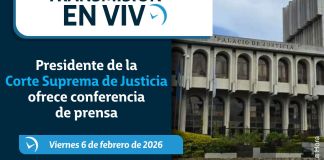 Conferencia de prensa del presidente de la CSJ