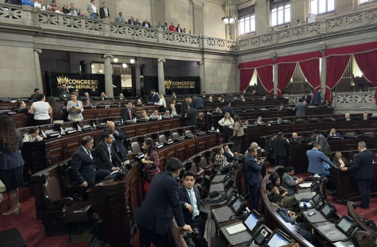 El Comité Coordinador de Asociaciones Agrícolas, Comerciales, Industriales y Financieras (CACIF) pide al Congreso elegir magistrados idóneos para el TSE. Foto La Hora: José Orozco