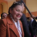 Consuelo Porras presentó su papelería ante la CSJ para participar en el proceso para magistrado ante la CC designado por el OJ. Foto La Hora: Daniel Ramírez