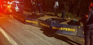Cuatro cuerpos fueron abandonados dentro de un vehículo en el km 21.3 de la ruta al Pacífico.