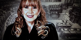 Magistrada Dina Ochoa intentará continuar en la CC por tercer período. Arte La Hora: Robert Altán.