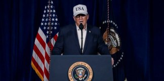 El presidente Donald Trump se refirió a los ataques contra Irán. Foto EFE