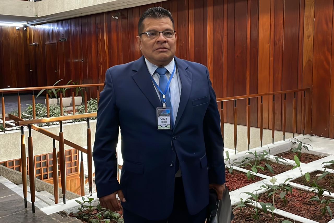 Elfego René Jerez exsecretario adminstrativo del CSU en la Usac en 2022. Foto La Hora: José Orozco