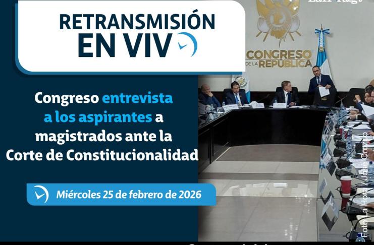Entrevistas a aspirantes a magistrados ante la Corte de Constitucionalidad por el Congreso. Foto La Hora: Francisco Altán