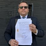 Abogado Erick Castillo presenta una cuarta acción para que se respete el derecho a elegir de las ciencias afines, en la votación del CANG el 4 de febrero. Foto La Hora: José Orozco