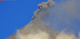 Volcán de Fuego mantiene actividad