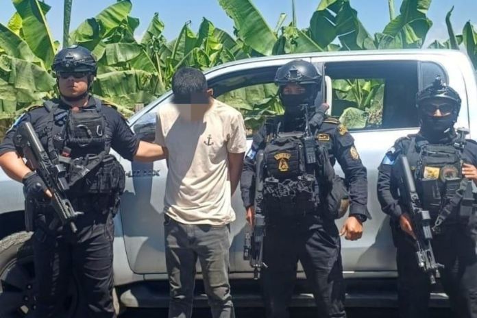 Extraditable numero 15 Extraditable número 15 del año capturado en San Marcos. Foto La Hora: PNC