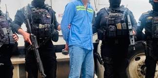 Capturan al séptimo extraditable del año durante operativo en Izabal. Foto La Hora: PNC.