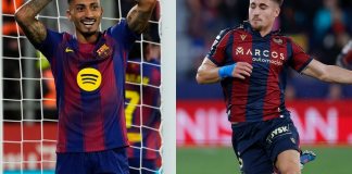 El FC Barcelona recibe al Levante en el Camp Nou en un partido correspondiente a la jornada 25 de LaLiga.