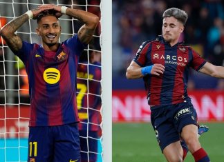 El FC Barcelona recibe al Levante en el Camp Nou en un partido correspondiente a la jornada 25 de LaLiga.