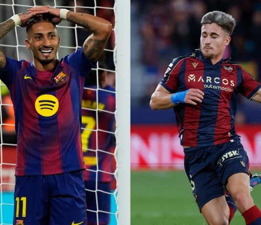 El FC Barcelona recibe al Levante en el Camp Nou en un partido correspondiente a la jornada 25 de LaLiga.