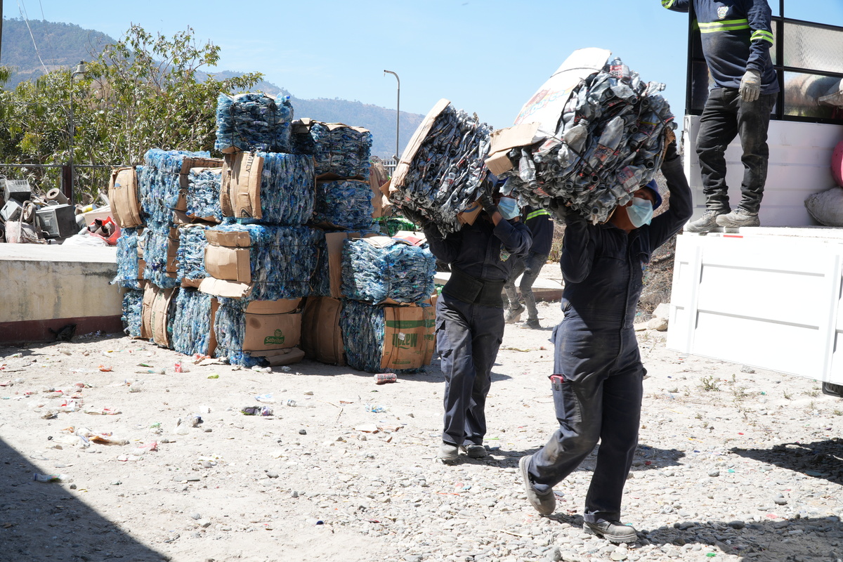 Modelo de economía circular en Huehuetenango apunta a reducir contaminación y generar ingresos. Foto: Cortesía Guatemaltecos por la Nutrición