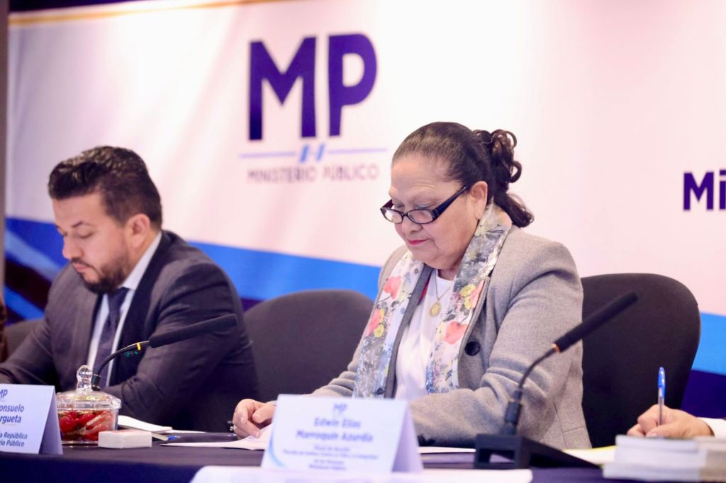 La fiscal general, Consuelo Porras, aseguró que el MP investiga todos los casos. Foto La Hora: MP